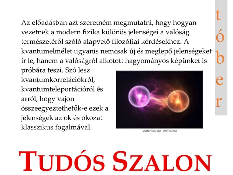 Tudós Szalon -