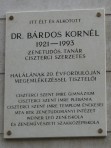 Dr. Bárdos Kornél Albert O.Cist. zenetanár, zenetudós emléktábla-avatása