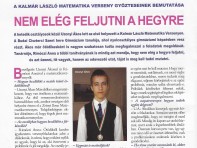 Élet és Tudomány, 2014. április 25., Uzonyi Ákos, a Kalmár László verseny győztese